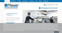 Desktop Screenshot of meyer-grosskuechentechnik.de